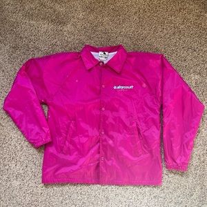Official Stranger Things 80s Pink Windbreaker - Medium
